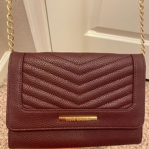 Wine colored Steve Madden crossbody